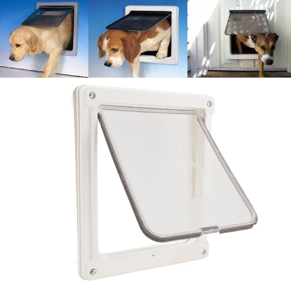 Small Size Cat Flap Smooth Flap Dog Flap Safe Opening Pet Door  House Door Opening