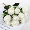 Silk Rose Flower Bouquet For Wedding Home And Photography With Elegant Craftsmanship