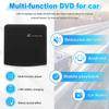 Портативный мультимедийный плеер Внешний USB Автомобильный DVD-плеер Подходит для автомобильной навигации Ноутбук ТВ Компьютер Подключи и работай