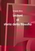 The Lezioni Di Storia Della Filosofia Book