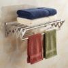 Stainless Steel Retractable Laundry Drying Rack Large Capacity Laundry Organizer  Balcony