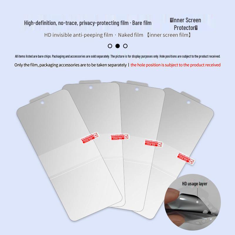 Samsung Z Flip 7/6 Матовая гидрогелевая пленка на весь экран с защитой от шпионажа HD