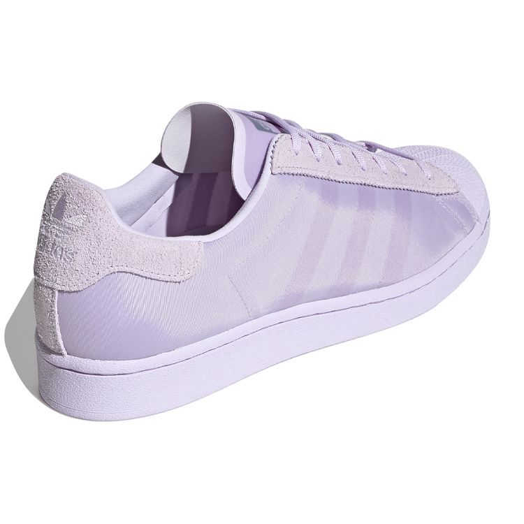 adidas Оригинальные кроссовки Superstar из синтетической кожи, ретро, повседневные, низкие, унисекс, фиолетовые FZ5216