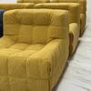 Minimalist Waffle Single-Seat Tofu Block Sofa Chair