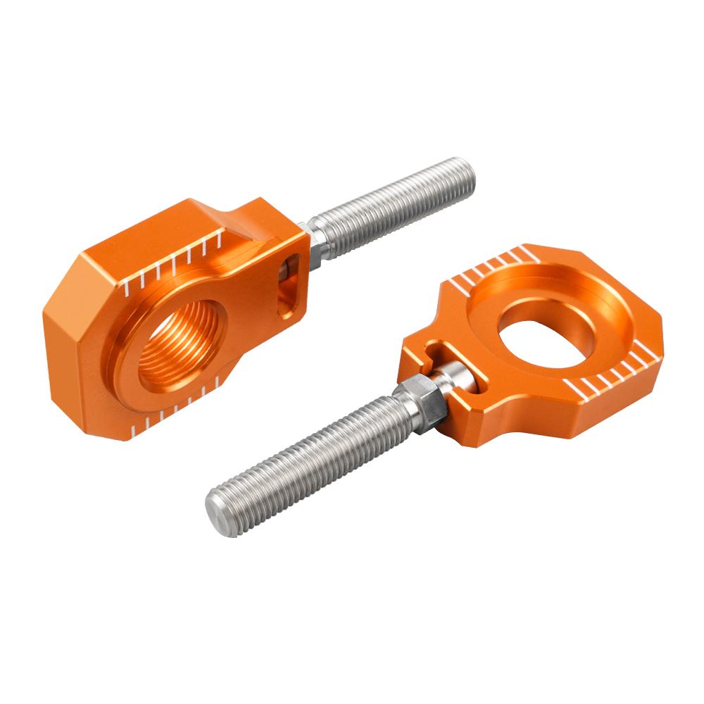 NICECNC For KTM EXC 300 EXC 250 EXCF 350 EXC 450 XCW 300 XCF-W 450 500 530 2000-2023 20mm Rear Axle Blocks Chain Adjuster