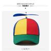 Bamboo Dragonfly Propeller Baseball Cap, Color-Blocked Fisherman's Hat, Adult and Children's Styles, Parent-Child Outdoor Sun Hat