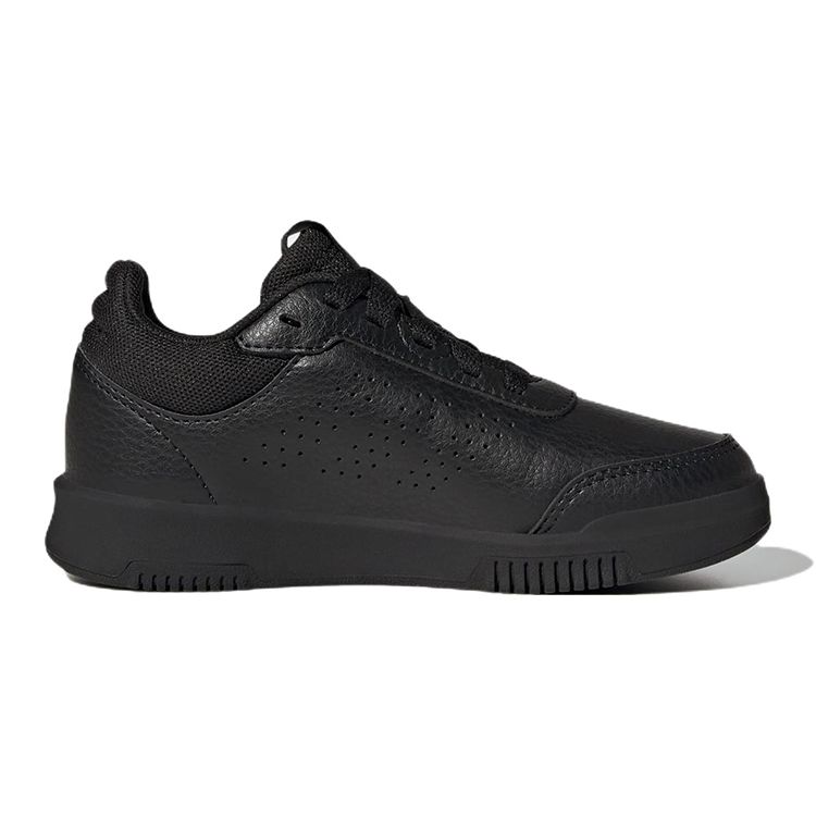 adidas Neo Tensaur Sport Training Шнуровка Повседневные Нескользящие Прочные Низкие Детские Кеды для Скейтборда Детские кроссовки Черный GW6424