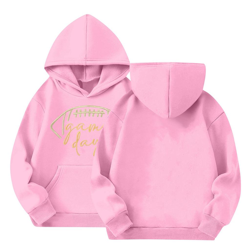 Cute Hoodies For Teen Children Trendy Preppy Hooded Sweatshirts Oversized Long Sleeve Shirts Clothes For Children