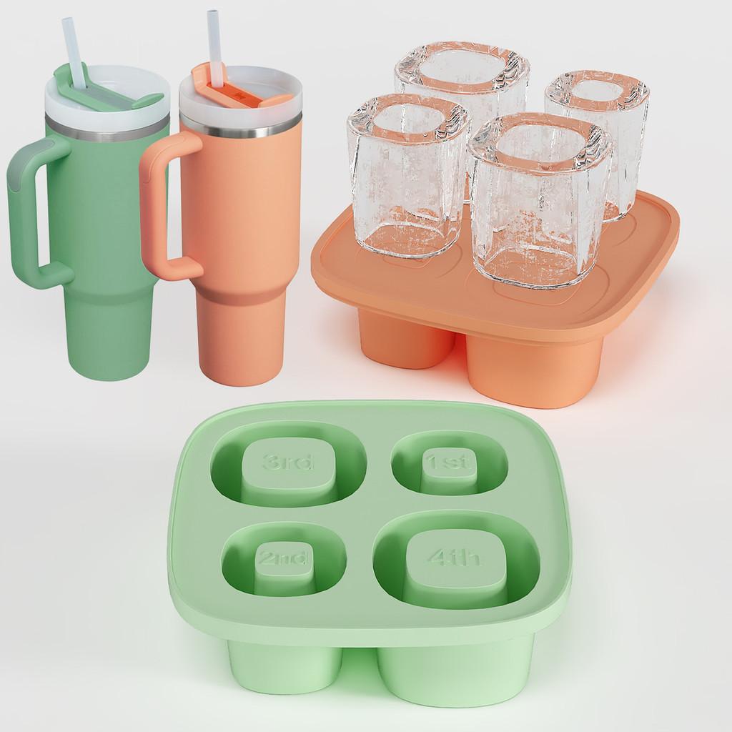 Durable Silicone Stanley Ice Tray With Easy Release Feature For Quick Freezing