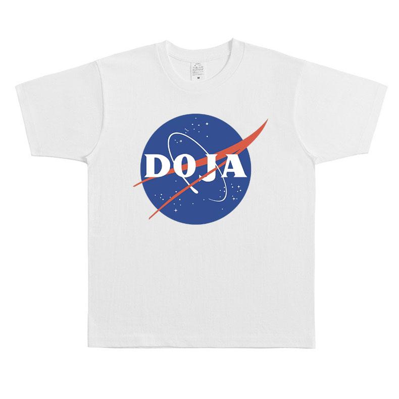 Редкая футболка с графическим принтом NASA от рэпера Doja Cat для мужчин и женщин, модная хип-хоп одежда, оверсайз футболка, унисекс, хлопковые футболки с коротким рукавом, стритвир