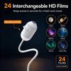 2-в-1 Проектор Галактики Ночник USB LED Звездное Небо Лампа 360° Вращение Регулируемая Яркость для Спальни Потолка Комнаты Декор Автомобиля