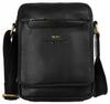 Men's urban messenger bag made of natural leather - Peterson