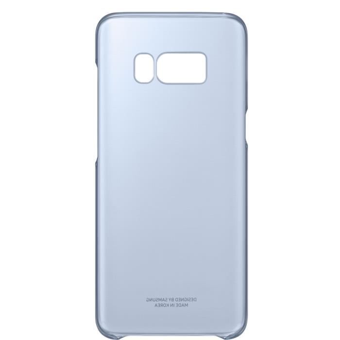 Samsung coque transparente ultra fine s8 - bleu