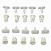 Trim Clip White 10x/set Accessory Adapter Assembly