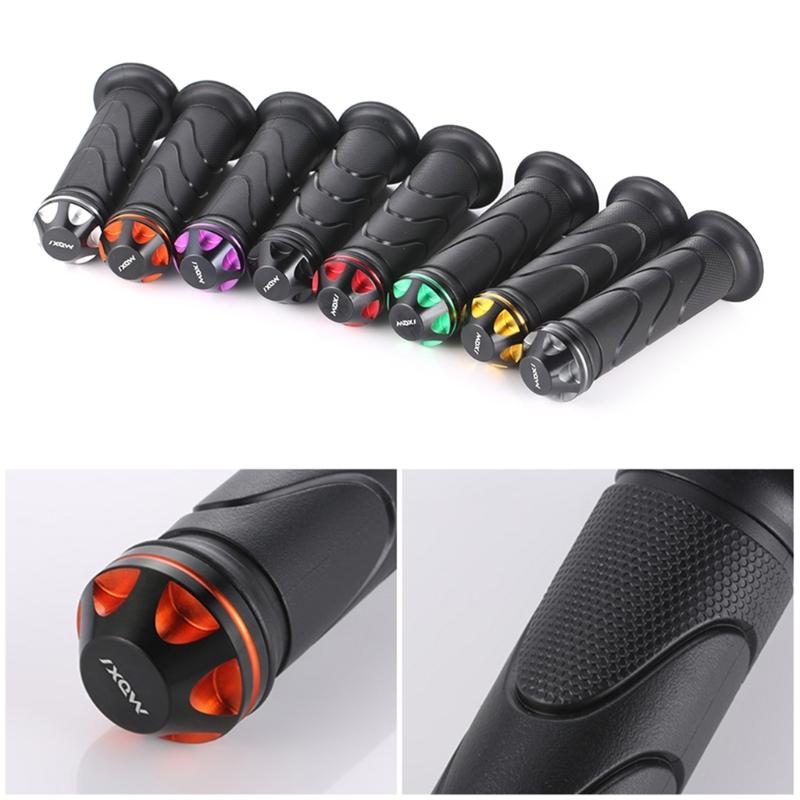 Universally Motorcycle Hand Grips Rubber End Thrusters Grip Handlebar Grips for Scooter Electric Bike Modification