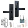 Tuya Smart Lock Замок отпечатков пальцев Дверной замок Клавиатура Дверной замок с ручкой Электронный отпечаток пальца