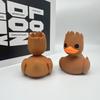 Статуэтка Утки Грута, напечатанная на 3D-принтере, Резиновая уточка в стиле Грута, Прочный пластик, Декор для дома, офиса, настольный, для помещений/улицы, Уникальный дизайн