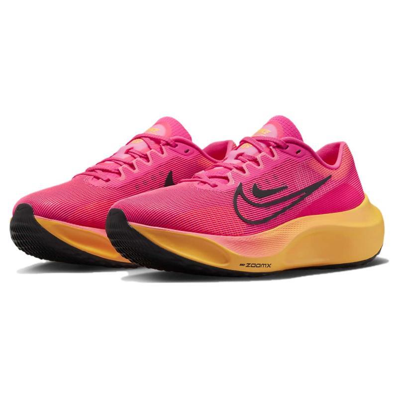 Nike Женские кроссовки Zoom Fly 5 Hyper Pink Laser Orange повседневные DM8974-601