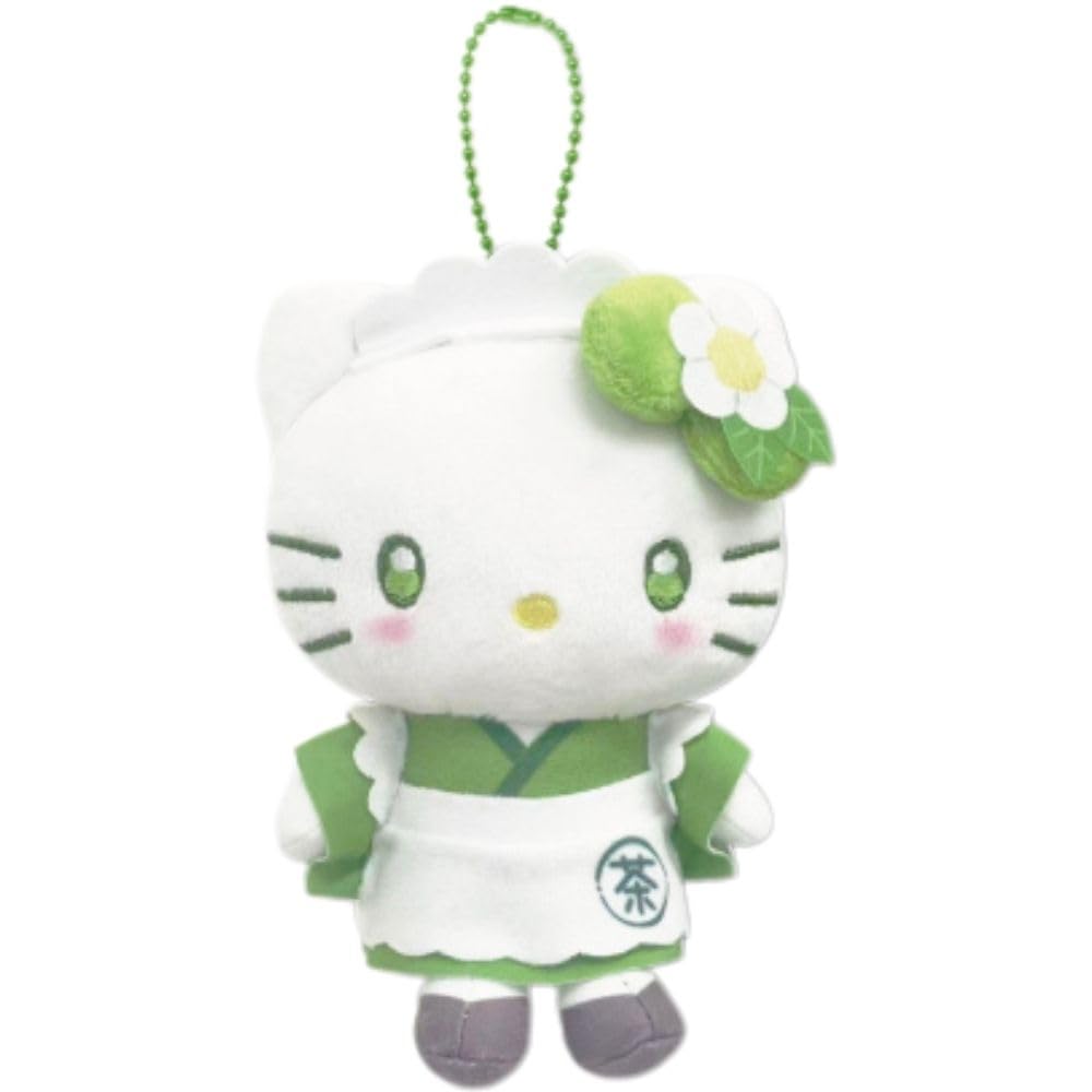 Кепка Hatayama Shoji Sanrio Маскот Матча Hello 13см в 63203263 Косметичка, Зеленый, Китти, Прибл.. длина,
