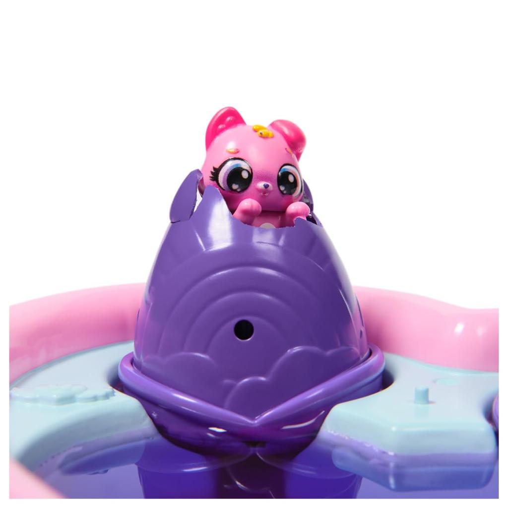 TAKARA TOMY Хэтчималс Мини Алайв Неоновая Радужная Вечеринка у Бассейна