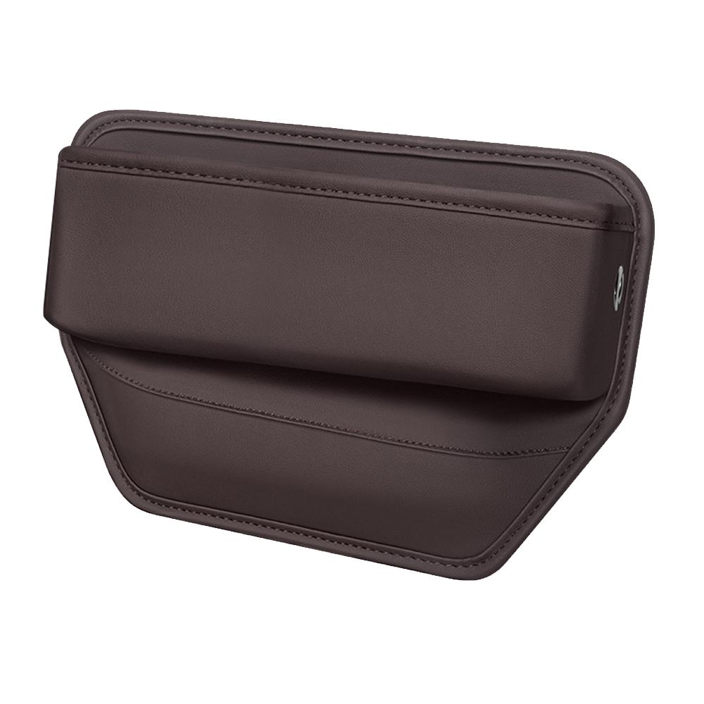 Универсальный органайзер для автомобильного сиденья из искусственной кожи, многофункциональный, с боковым карманом и прорезью, ящик для хранения, аксессуары для интерьера