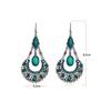 Ethnic Boho Women Drop Dangle Earrings Hollow Bead Crystal Antique Bohemian Wedding Earring