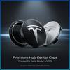 4Pcs 60mm Car Wheel Center Hub Caps Badge Accessories For Tesla Model 3 Model S Model X Model Y Roadster Performance Decor