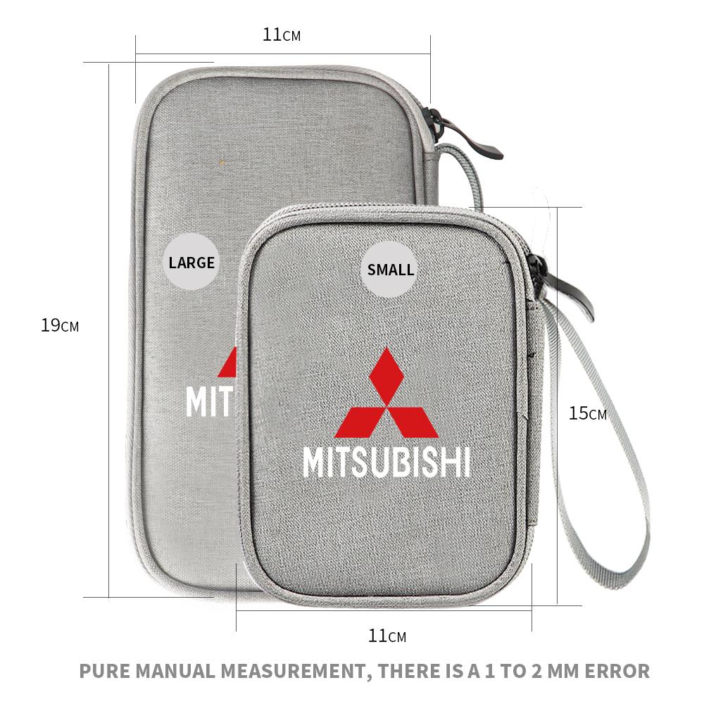 bzdn5 Car Storage Pocket Multi-use Organizer Box Phone Key Stowing Tidying Bags For Mitsubishi Asx Lancer L200 Pajero Sport Attrage