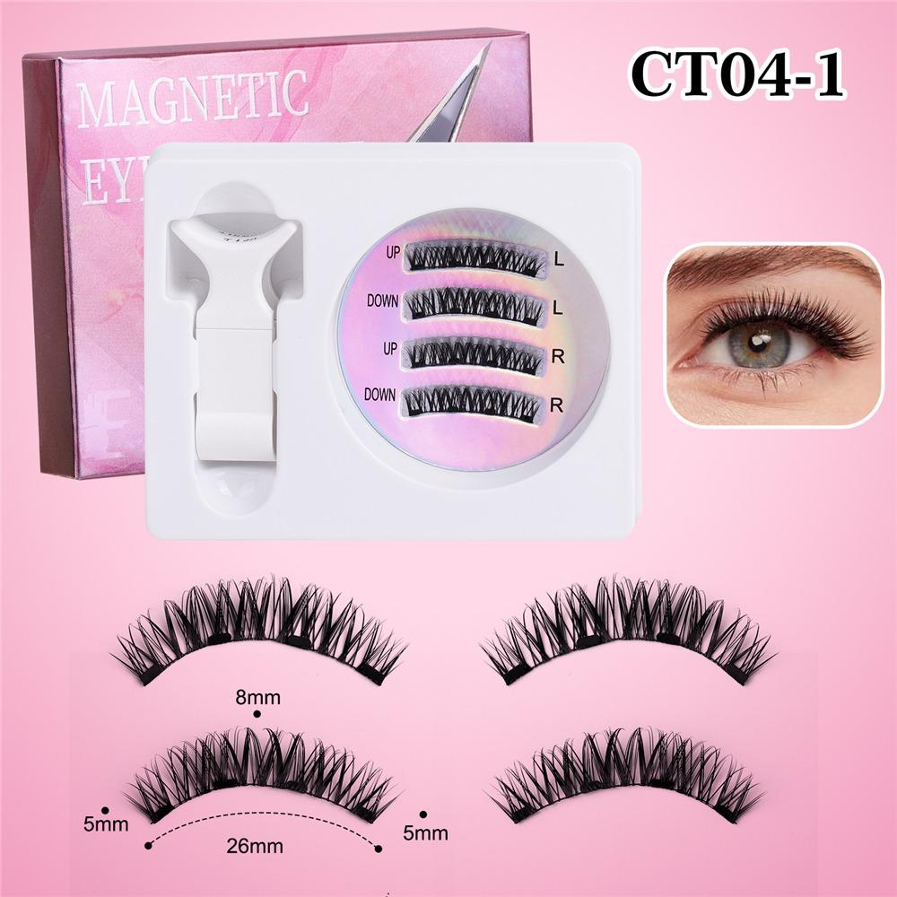 Suction Magnetic False Eyelash Set Fixed Position Magnetic Lashes Kit