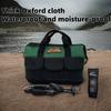 Heavy Duty Electrician Tool Bag Organizer Waterproof Pouch with Multiple Pockets Portable Storage Bag for Construction, Workshop
