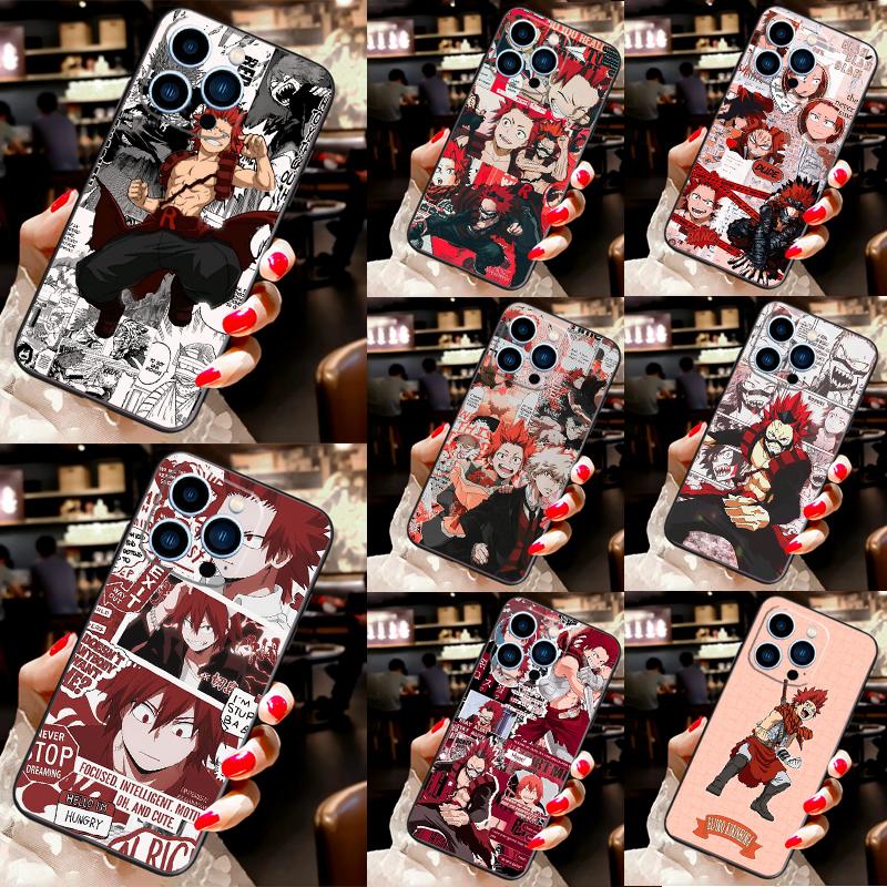 Чехол Kirishima Eijiro My Hero Academia для iPhone 13 12 11 14 Pro Max XS Max XR X 6S 7 8 Plus SE 2020, задняя крышка, чехол для телефона
