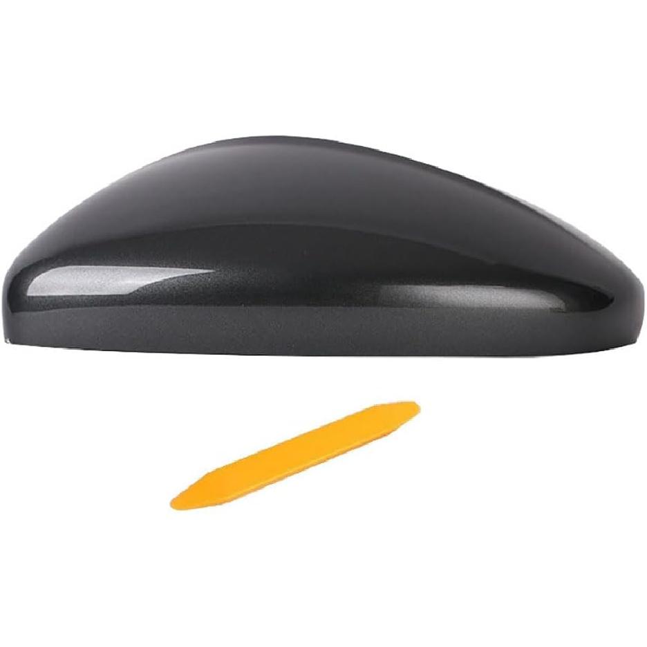 Right Passenger Side Mirror Cover Replacement Compatible With Volkswagen Jetta      2024 Rearview Mirror Cover Without Turn Signal (Black right)
