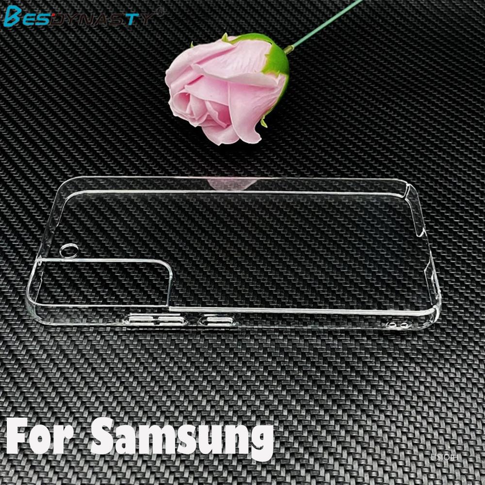 Жесткий пластиковый чехол из поликарбоната для Samsung Galaxy S25 S24 ULTRA S23 FE S22 S21 S20 S10 S9 Plus S10E, противоударный, прозрачный, полное покрытие