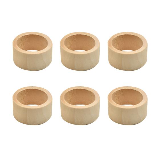 Wood Napkin Rings Rustic Napkin Holders Reusable Napkin Rings for Dinner Party Wedding Christmas Home Farmhouse Decor