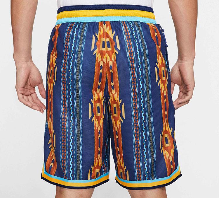 Nike Баскетбольные Шорты Мужские Синие Умеренно Прямые Брюки BV9444-492