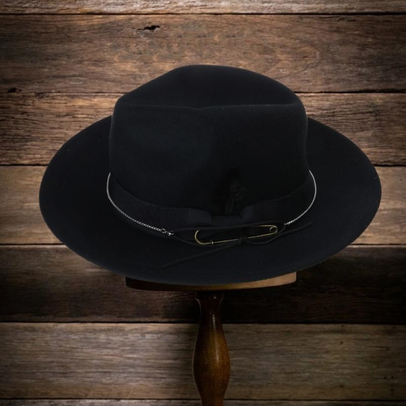 Шерстяная шляпа-панама Homburg Экзотическая шляпа для женщин и мужчин Фотореквизит в стиле вестерн для мужчин и женщин Унисекс Головной убор
