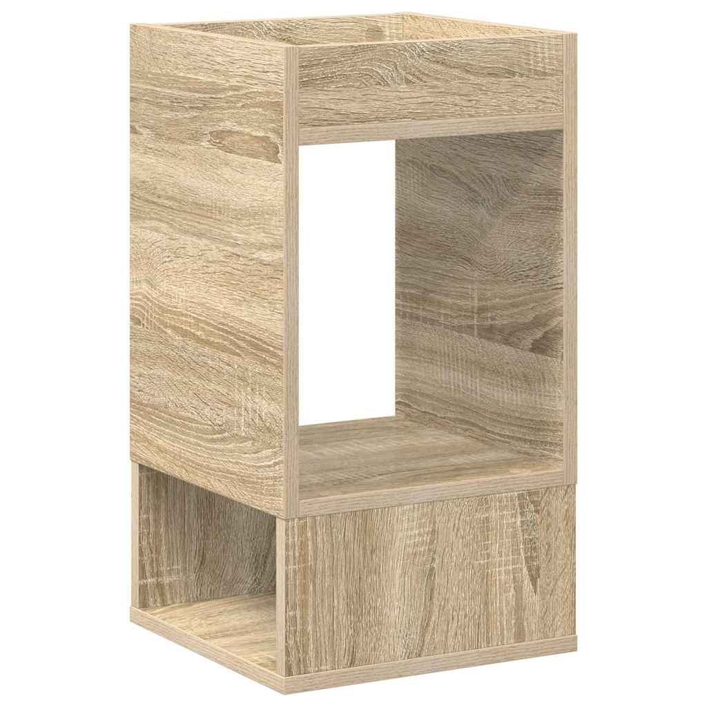 Side Table Sonoma Oak 30 x 30 x 56 cm Engineered Wood