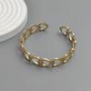 Fashionable Hollow Love Gold-plated Women's Bracelet, Waterproof and Non-fading Heavy Metal Stainless Steel Jewelry, Party Gift