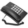KXT504 Single Wired Corded Telephone Multifunction Style Desktop Phone with Big Buttons for Home Office Hotel(Black )