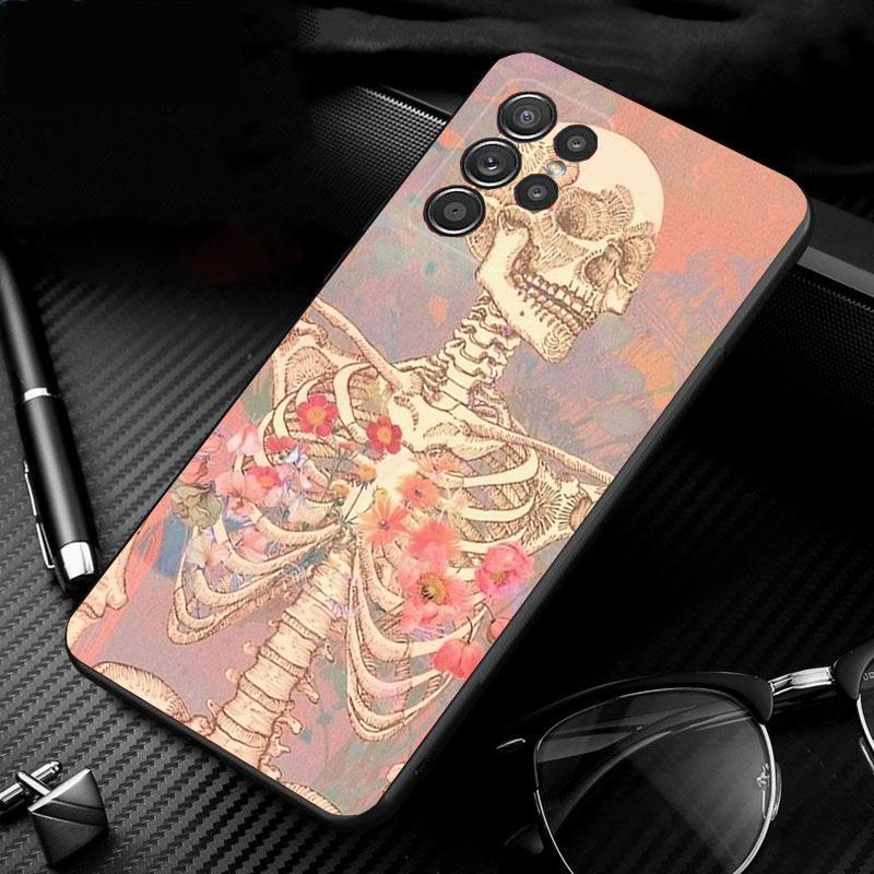 Skeleton Phone Case For Samsung S24 S23 S22 S21 S20 Ultra S20 S22 S21 S10E S20 FE S24 Plus