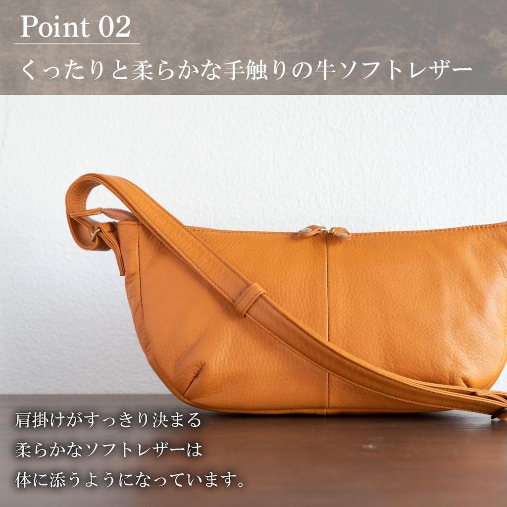 Shoulder Bag for Genuine Crossbody Himeji Compact Mini Shoulder Camel [artigianoworks] Women, Leather, Leather, Bag, Bag, Fashion, Ak-45cs