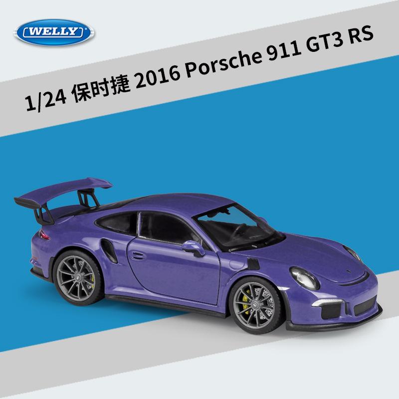 AKEZM1 WELLY 1:24 Scale 1964 Porsche 911 Classic First Generation - Alloy Die-Cast Model with Opening Doors, Collector's Display Gift