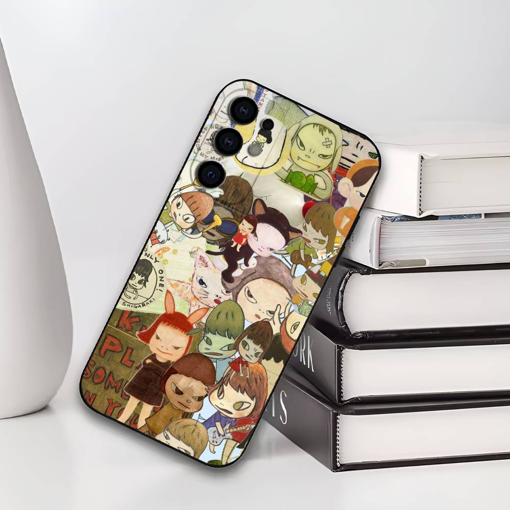Japan Art Y-Yoshitomo N-Nara Phone Case For Samsung S25,S24,S21,S22,S23,S30,Ultra,S20,Plus,Fe,Lite,Soft Black Cover