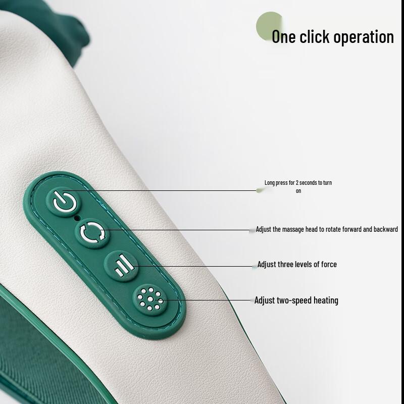 Siqi Ku Eight-Head Neck and Shoulder Massager CN plug (adapter included)
