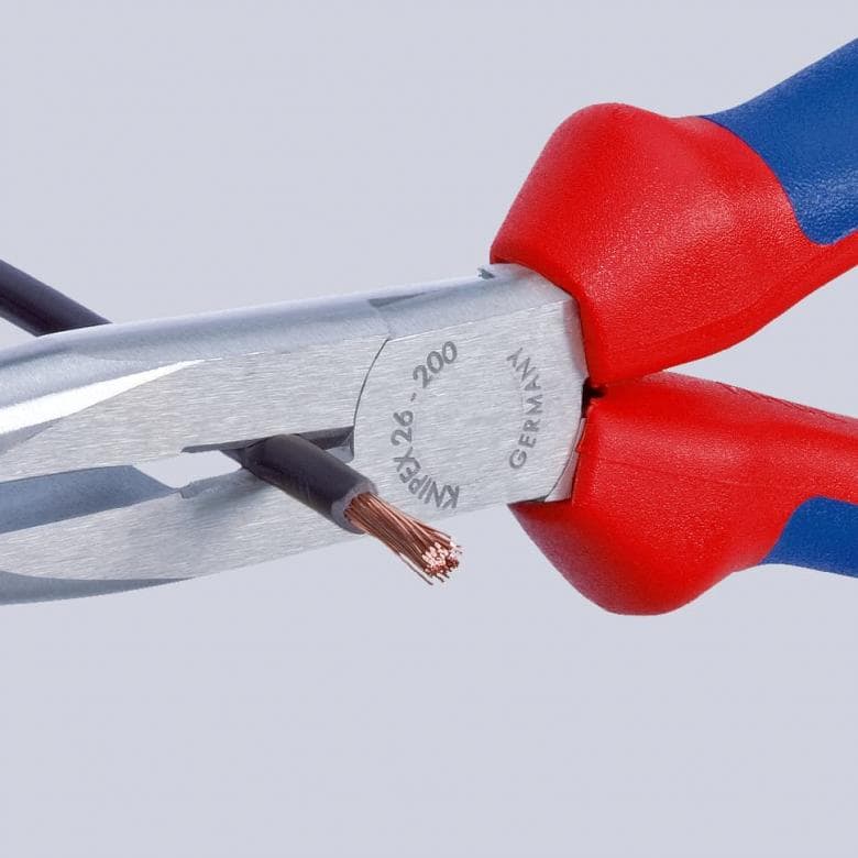 LONG NOSE CUTTING PLIERS 200MM - KN 26 22 200
