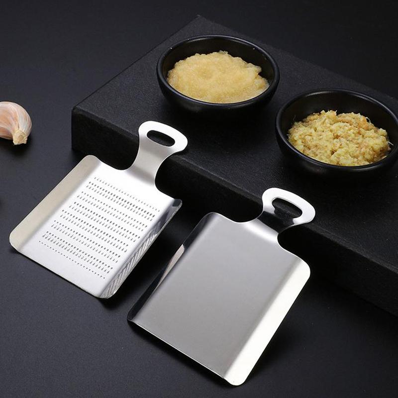 Терка для имбиря, терка для васаби, дробилка из нержавеющей стали, измельчитель для чеснока, кухонный корень фруктов, овощей, шлифовальный инструмент для имбиря