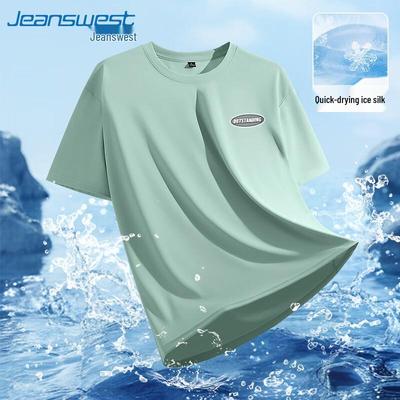 Мужская дышащая футболка с коротким рукавом Jeanswest с функцией быстрого высыхания
