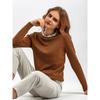 Autumn and Winter Women's Undershirt Pullover Beaded Sweater Women's Knitted Sweater Round Neck Long Sleeve Loose Thin Temperament Undershirt
