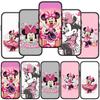 Phone Case for Samsung Galaxy S25 S24 S23 iPhone 16 15 Xiaomi Redmi Note 14 13 12 16E X 11 Pro Max OPPO Moto Huawei A15 Anime Minnie Mouse Pink Cover