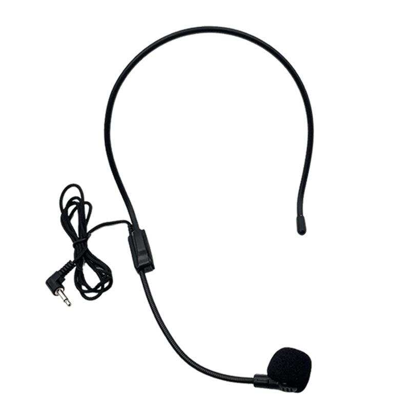 Universal Wired Headset & Ear-hook Microphone for Megaphones and Waist-mounted Speakers